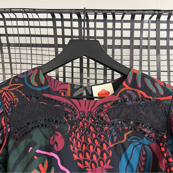 Farm Rio frutis dream puff sleeve blouse - Picture 3 of 11